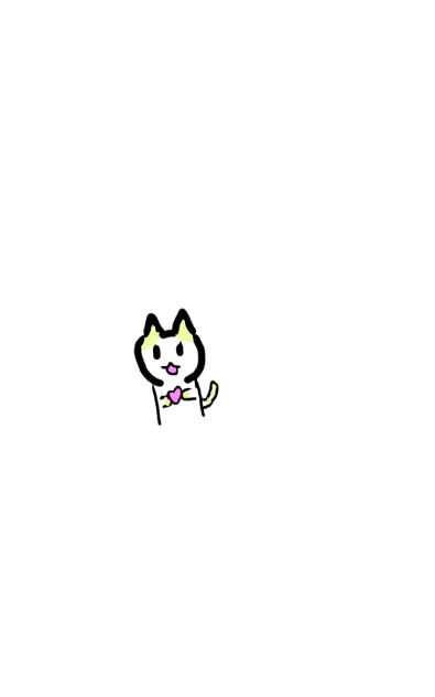 简笔画猫咪☆