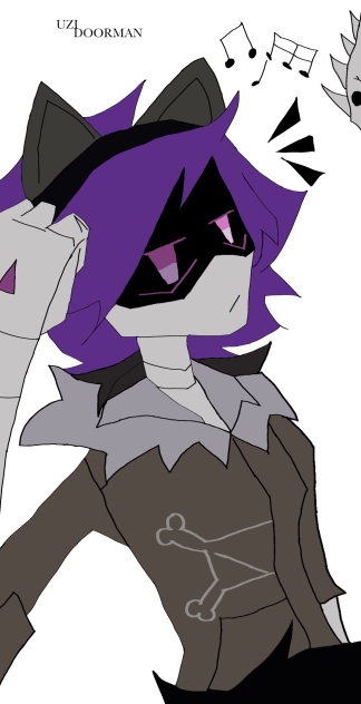 Uzi! But with cat ears..