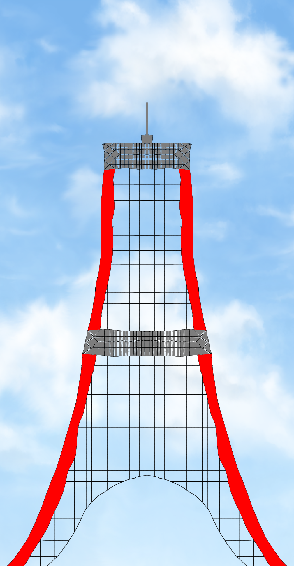 Tokyo Tower (東京タワー) - ibisPaint