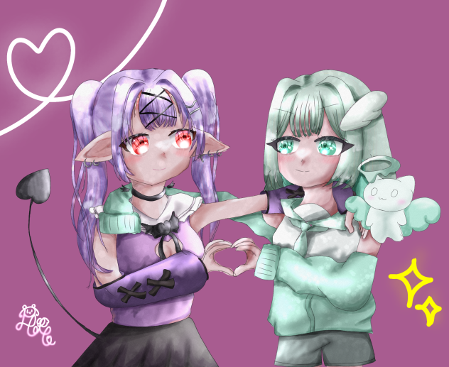 💜❤️はーとょ💚💙