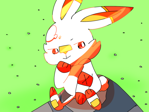 ヒバニーちゃん描いてみた！
