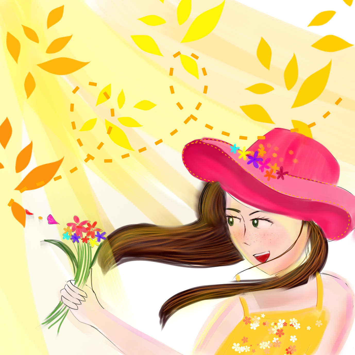 beautiful spring 💛 - ibisPaint