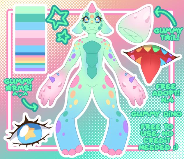 Free Adopt ! ♡ ~ Gummy Dino