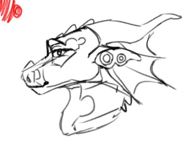 WIP head turn - ibisPaint