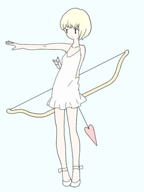 天使になりたい女の子 Ibispaint