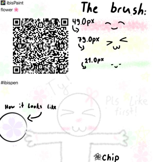 Flower brush 🌸 - ibisPaint