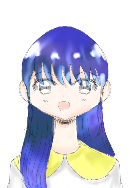 夜空に光るあなた (ラフ)