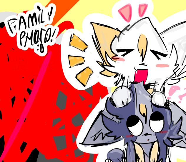 completely a normal family photo,right..