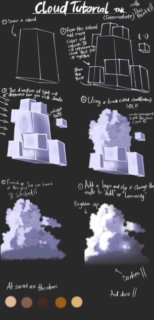 Cloud Tutorial (Intermediate) - ibisPaint