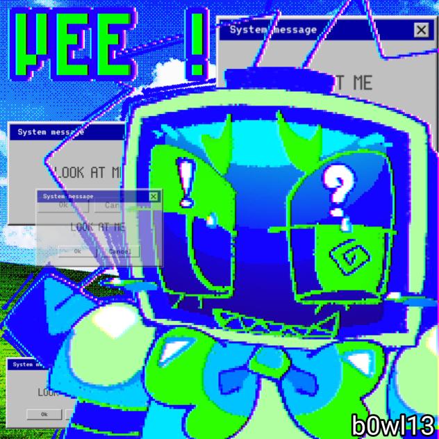 TW bright colors 📺💚💙