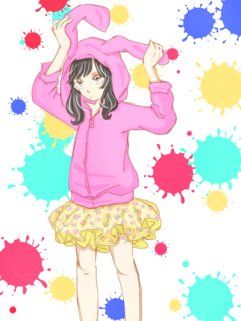 うさ耳パーカー