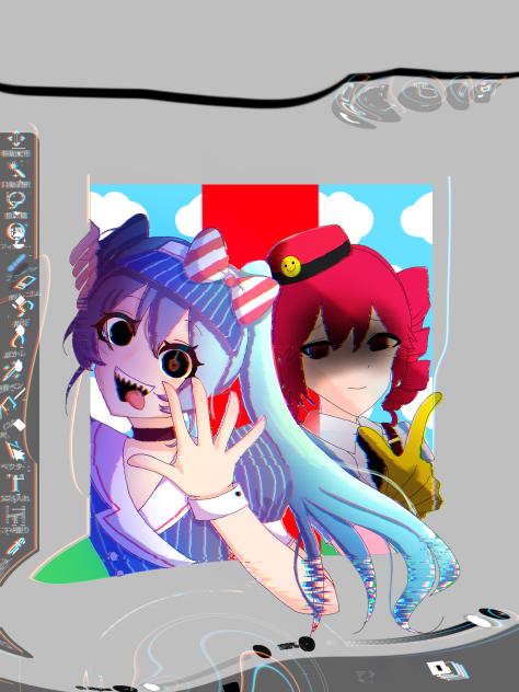 あくまさんと合作！