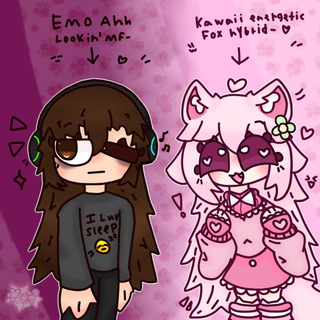 Me Irl & Mochi (My Main Oc lol-) ♡☆