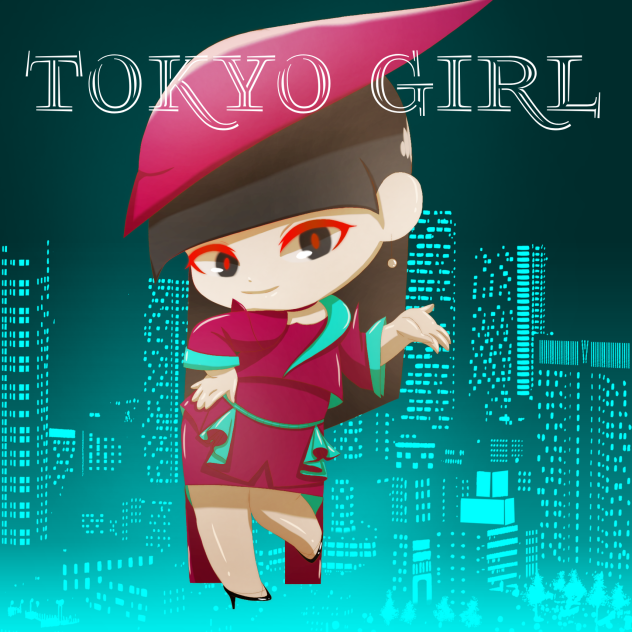 樫野 有香　『TOKYO GIRL』　描いてみた