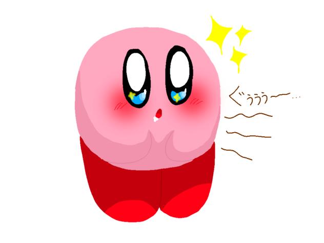 お腹が空いたカービィ