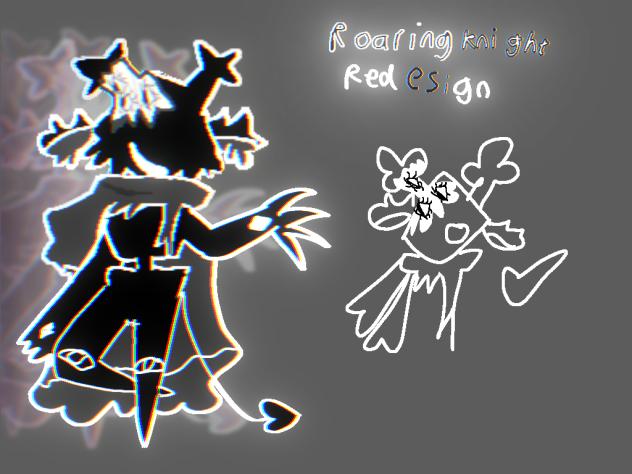 roaring knight deltarune redesign
