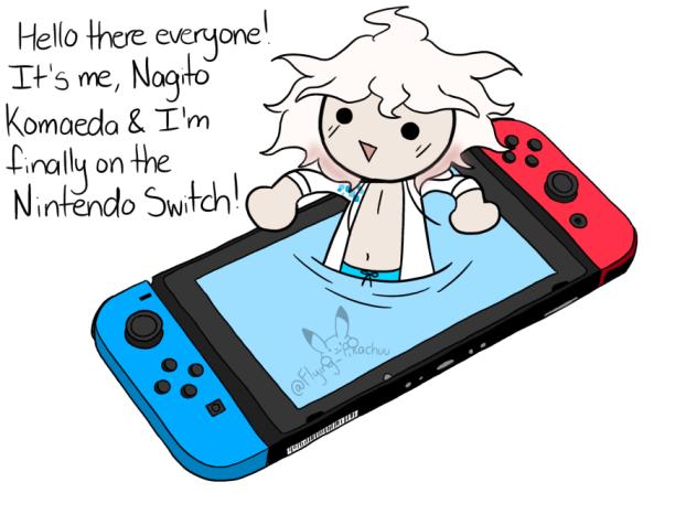 Nagito Komaeda on the Nintendo Switch