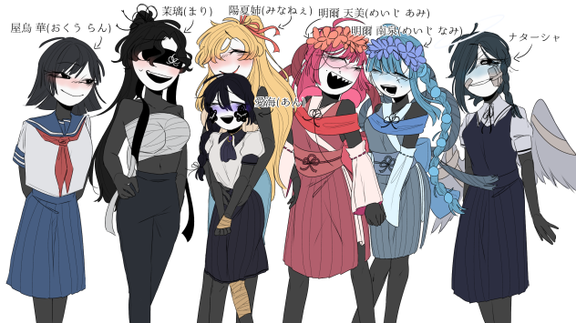 うちのオリ棒の女子グループ