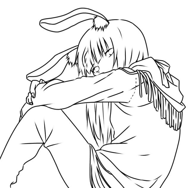 【線画】RABBIT