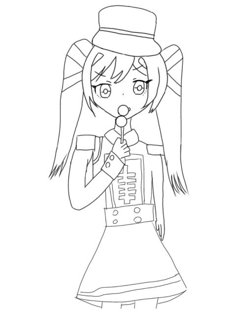 ラフ？線画？配布します!