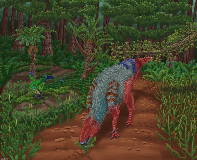 Haolong dongi and Confuciusornis