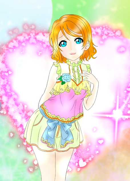 イカ様の線画を塗らせていただきました！