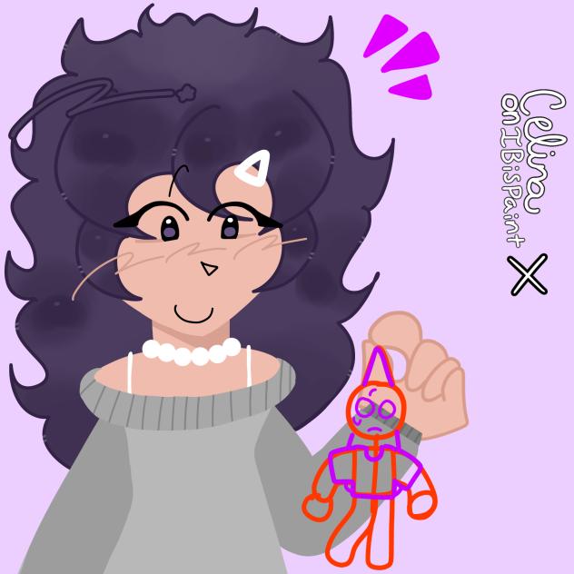 Wanted to try a new style btw collab😛✌️