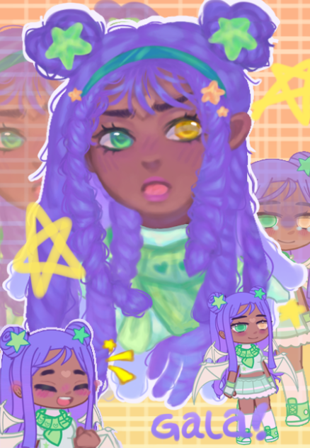 Redrawing my old Gacha characters #1 - ibisPaint