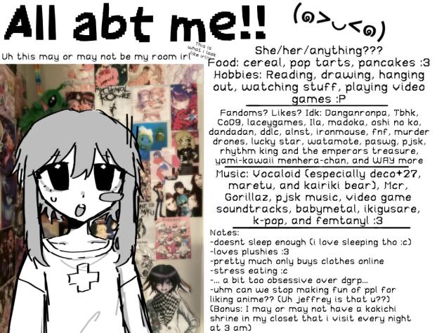 All abt me sheet!!!