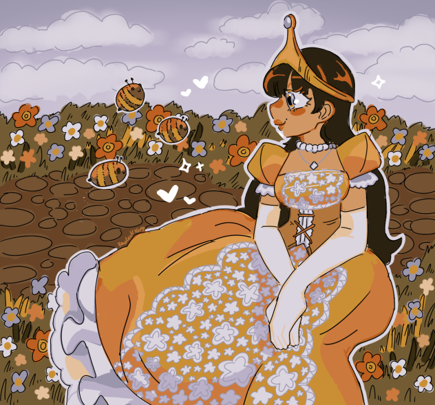 Bees and the flowers 🐝🌼