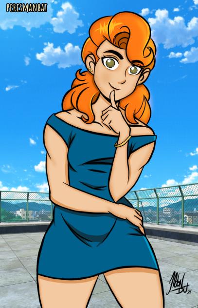 Garota do terraço.
