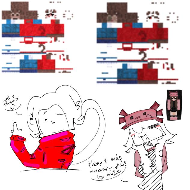 Minecraft MDP skins!!