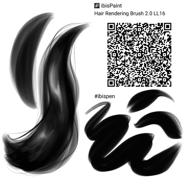 Hair Rendering Brush 2.0 by LL16