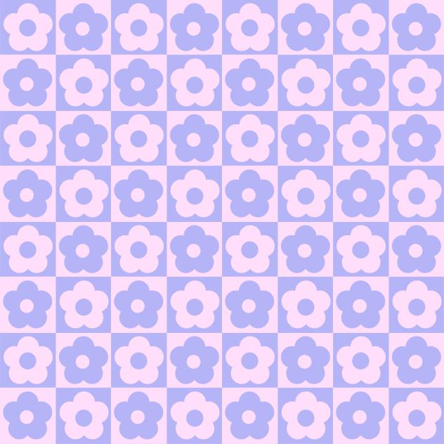 Bubblegum Daisy Pattern