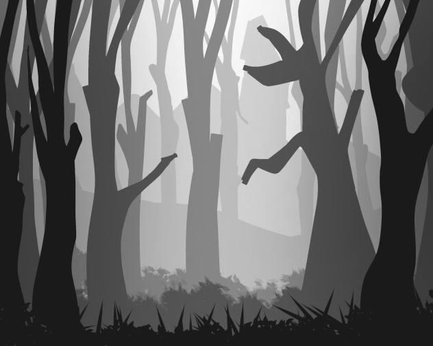 Forest leafless Trees