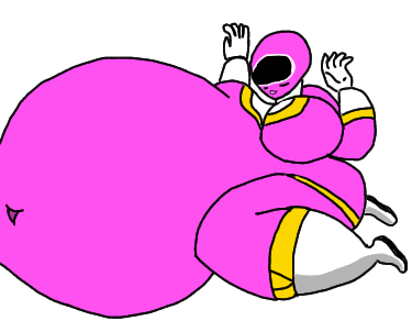 power Rangers zeo pink fat