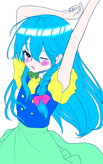 夏まりちゃん　線画です！