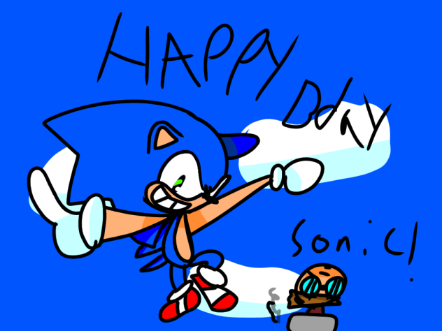 happy birthday sonic