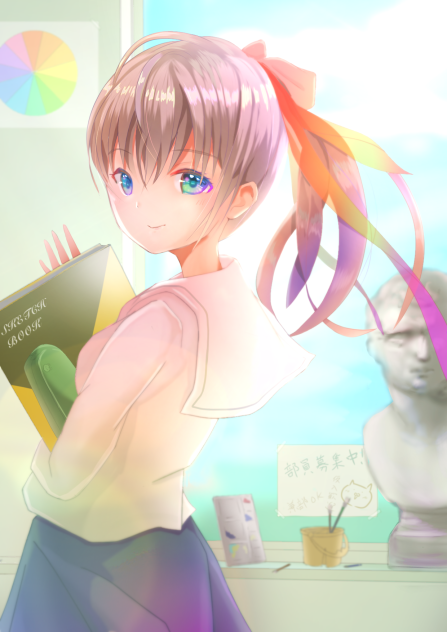 Rainbow-colored Artist