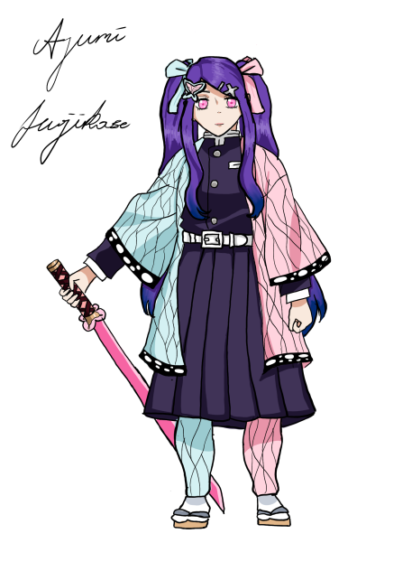 Ayumi as demon slayer