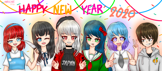 HAPPY NEW YEAR 2020. - ibisPaint