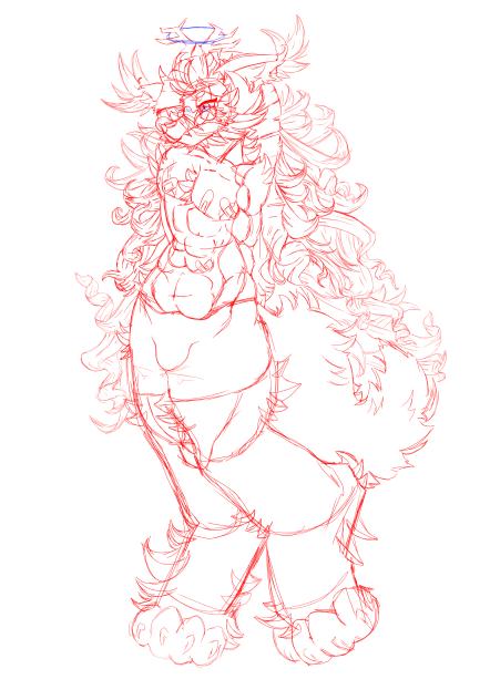 A DRAGON FURSONA HUH
