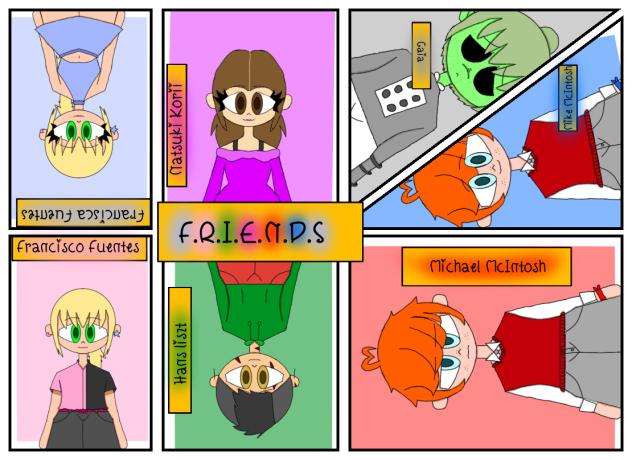 Meet my characters!! 🪻💜🩷🌹