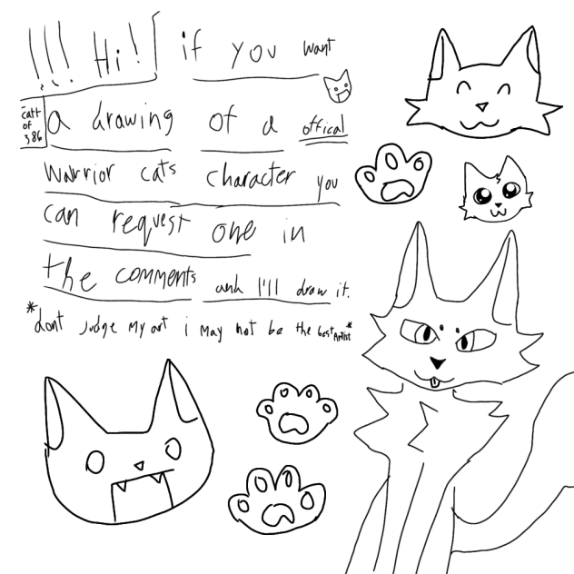 Ask me if you want a wc drawing