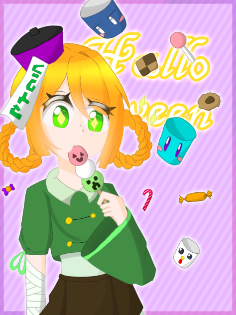 ハロウィン塗り絵！！