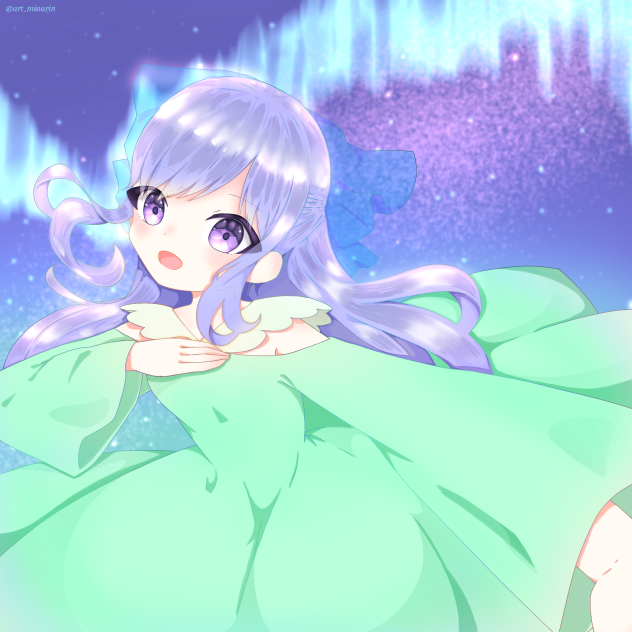 星空の下で