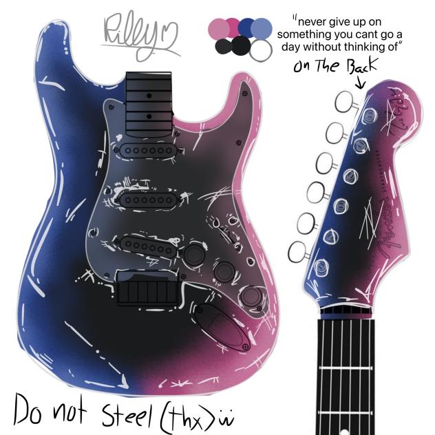 diy tv girl guitar(donotstealmydesign)