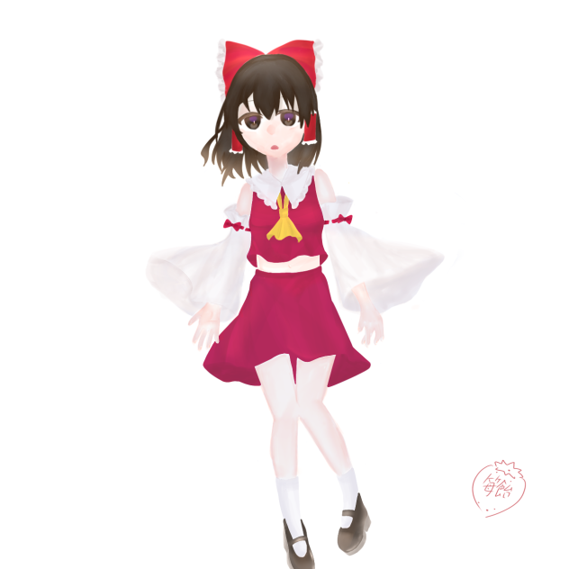 厚塗り霊夢