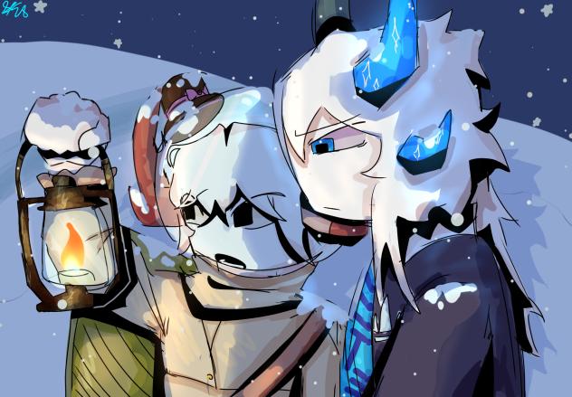 Lost in a snow storm❄️