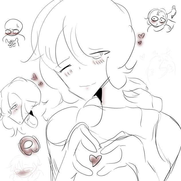 Quick doodles before sleep ✨